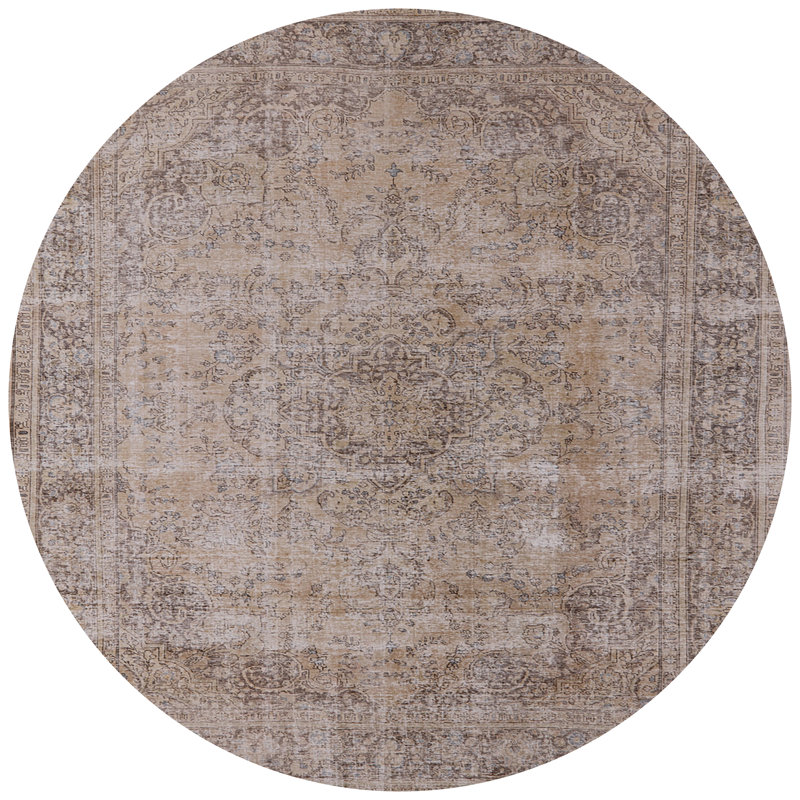 Tapis brun Selma, Rond 4 pi