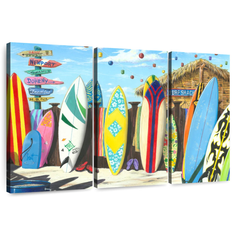 Senne Surf Shack, 48" H x 74" W