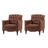 Annja 32" W Tufted Genuine Leather Armchair-80015536