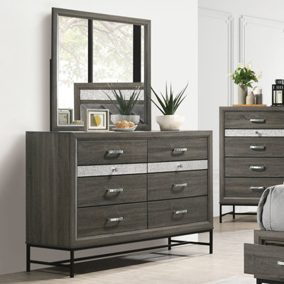 Ensemble commode et miroir 2 pièces Belper