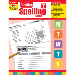 Building Spelling Skills Grade 4 Book