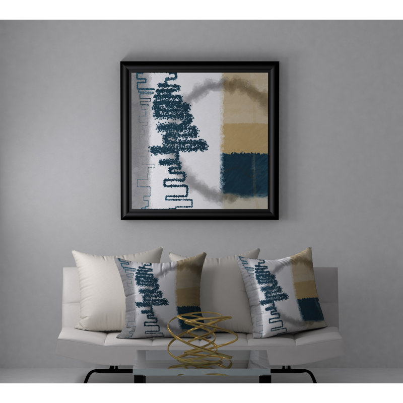 Housse de coussin décorative carrée/insert, 20 po X 20 po