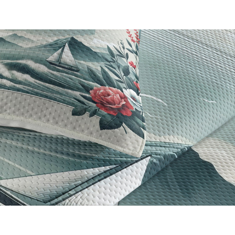 Polyester Coverlet, Queen Coverlet + 2 Standard Shams