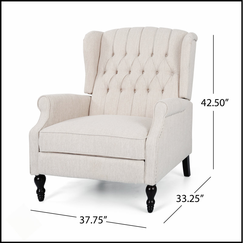 Stylish One And A Half Seater Recliner With Traditional Design, Perfect For Comfort And Aesthetic Appeal In Any Living Space.