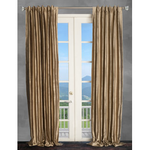 Silk Single Curtain Panel