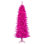 Vickerman 4.5' x 24" Hot Pink Artificial Pre-Lit Christmas Tree with 250 Pink LED Mini Lights, 437 Realistic PVC Tips, 6' Step On/Off Power Cord and Folding Metal Tree Stand.  Assembly is required.