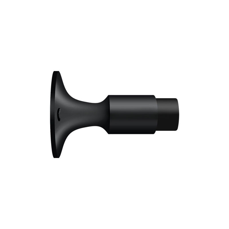 Deltana DSW325U19 3-5/8" Wall Mount Bumper in Paint Black, Paint Black