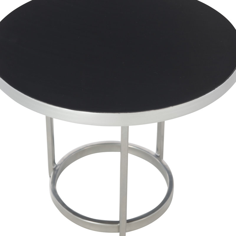 Bonfield Cocktail Table, Matte Black, 14" H x 18" L x 18" W