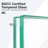 56"-60"W X 72"H Frameless Single Sliding Shower Door – 5/16" (8Mm) Clear Tempered Glass-120178956-120178957