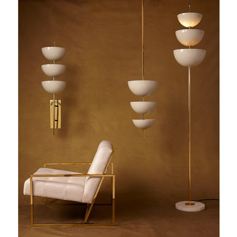 Lisbon Torchiere Floor Lamp, Ivory