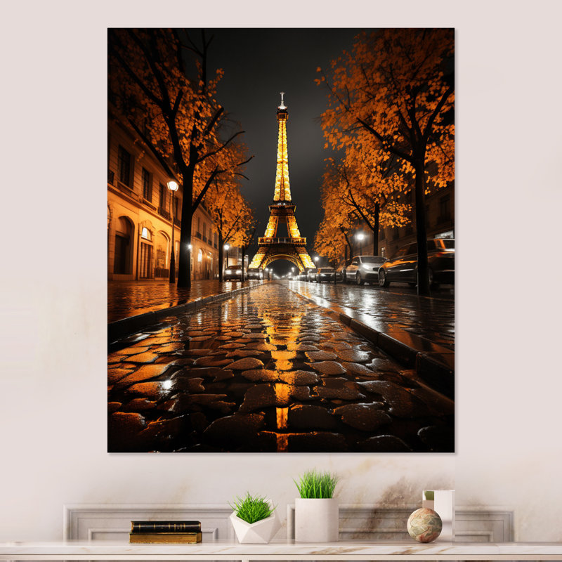 Décoration murale France France Eternelle Eiffel I - France, H 20 po x l 12 po x P 1 po
