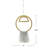 Round Metal Wall Hanging with Tassel