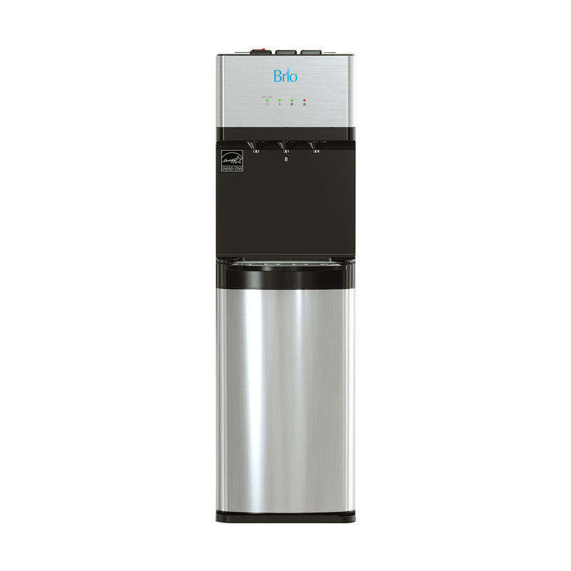 Options d'eau chaude, froide et à température ambiante autoportantes sans bouteille électrique, Acier inoxydable