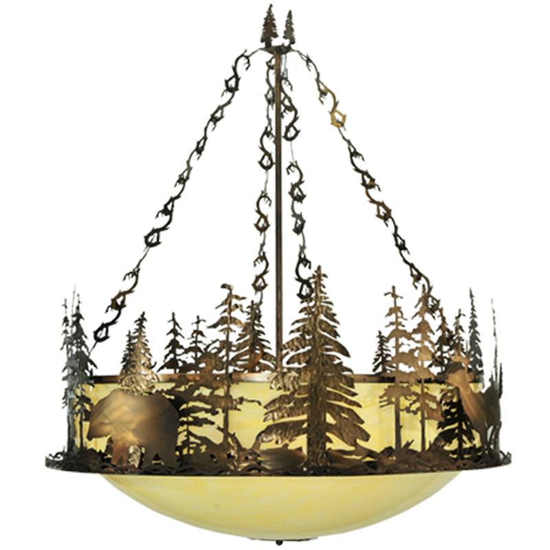 Rustic Lodge 10 - Light Pendant