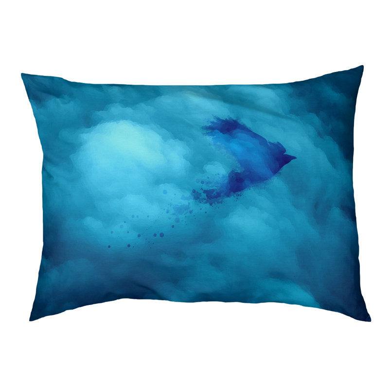 Coussin à motif d’oiseaux et de ciel pour chien catalano, Très grand (l 52 po x P 42 po x H 17 po)