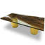 Evohe Walnut Wood Dining Table-469767328