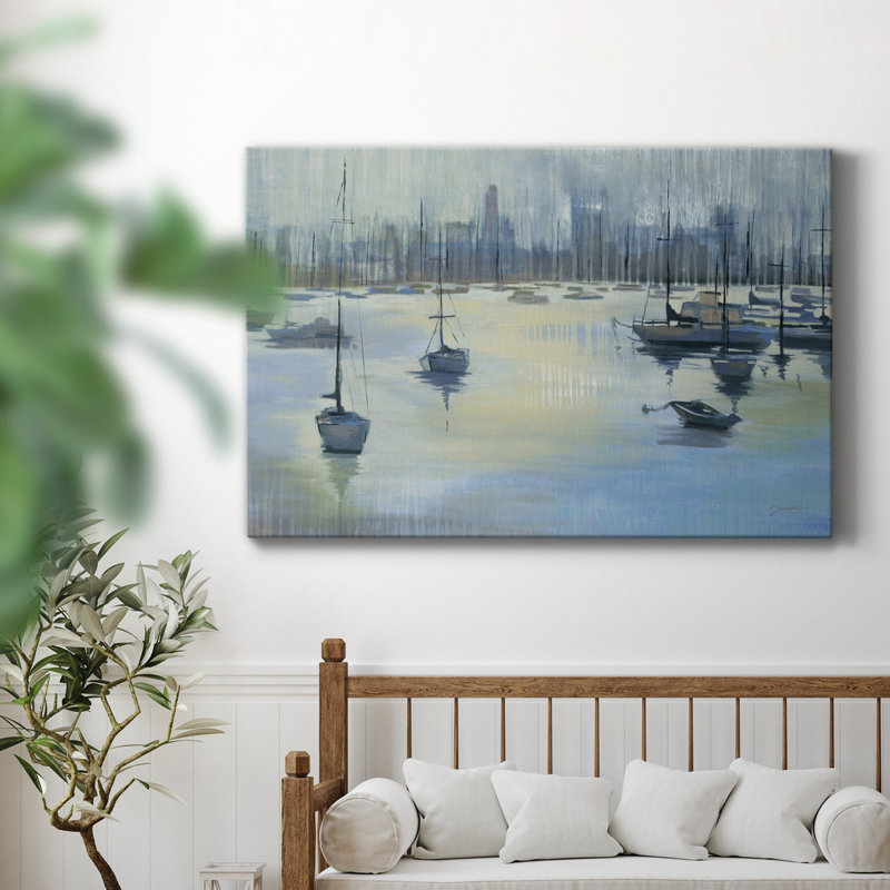 Dropping Anchor - Wrapped Canvas Print, 40" H x 60" W x 1" D