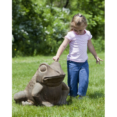 Statue de grenouille pour jardin géant