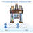 All-in-1 Medal Award Display - 23" Trophy Shelf, Bib Hanger, Plaque, Picture, Race Photo and Lanyard Medals. Patented Groove Design-1325511053