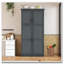 Grande armoire de rangement autoportante avec plateaux de cuisine-1450086742