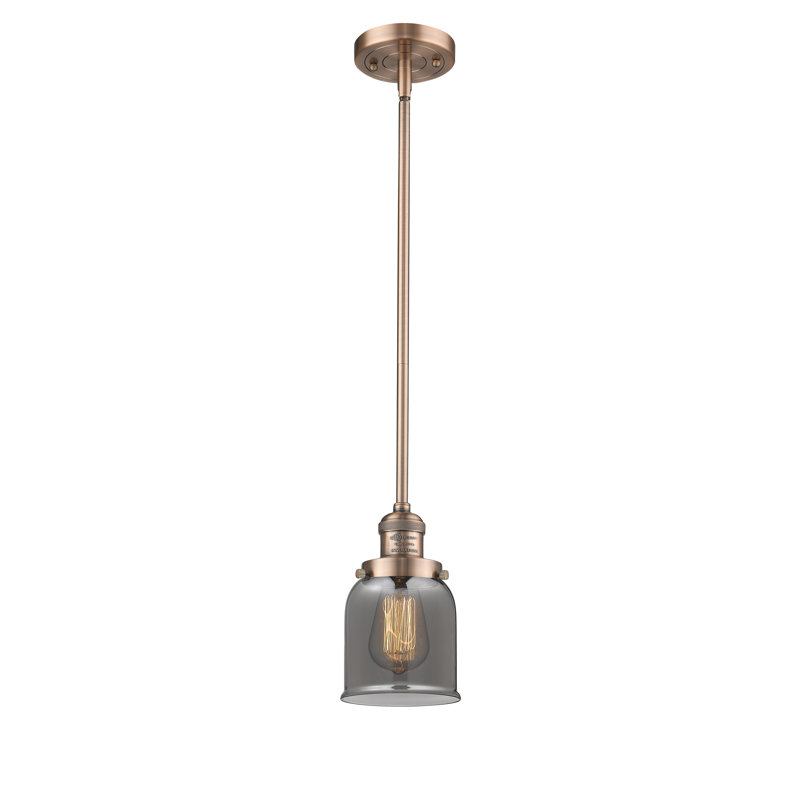 Hardison 1 - Light Single Pendant, Plated Smoked, Antique Copper