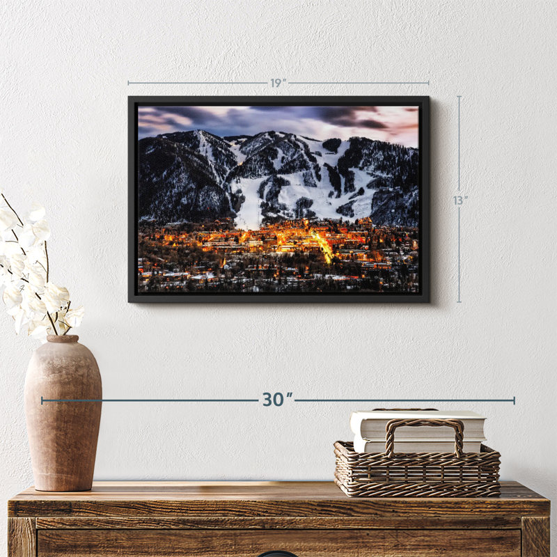 " Park City Ski Slopes ", 19" H x 13" W
