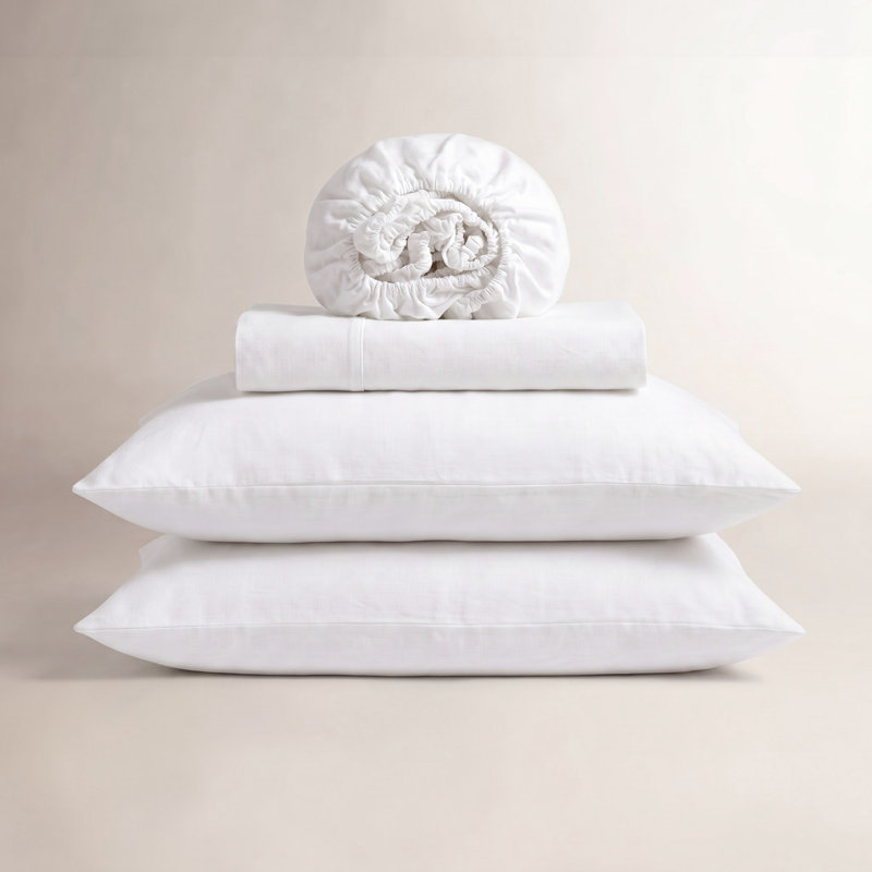 Parker Sheet Set, Queen, White