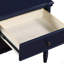 Table de chevet 2 tiroirs - bleu minuit-590231486