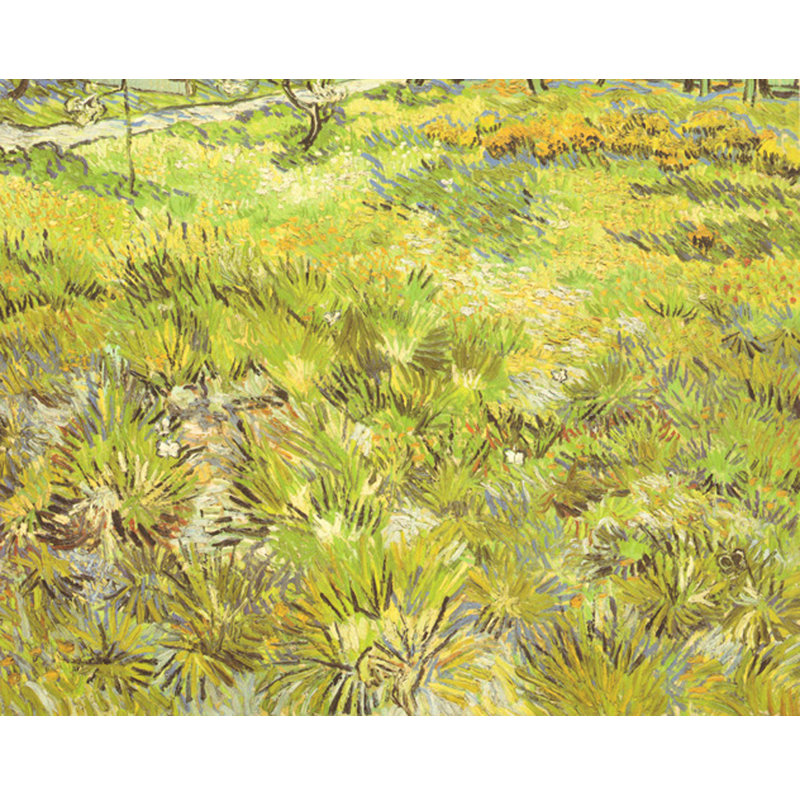 Herbe longue avec papillons, 1890 MCG-PF1093, H 36 po x l 45 po