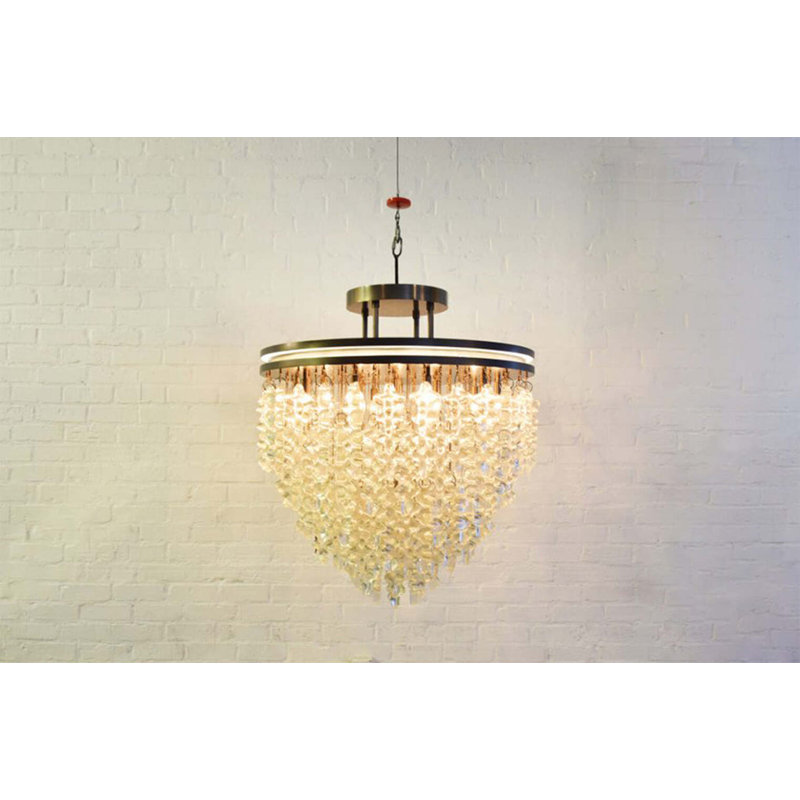 Brutale 14 - Light Chandelier, Polished Bronze