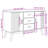 44.9 " W Pine Solid Wood Sideboard