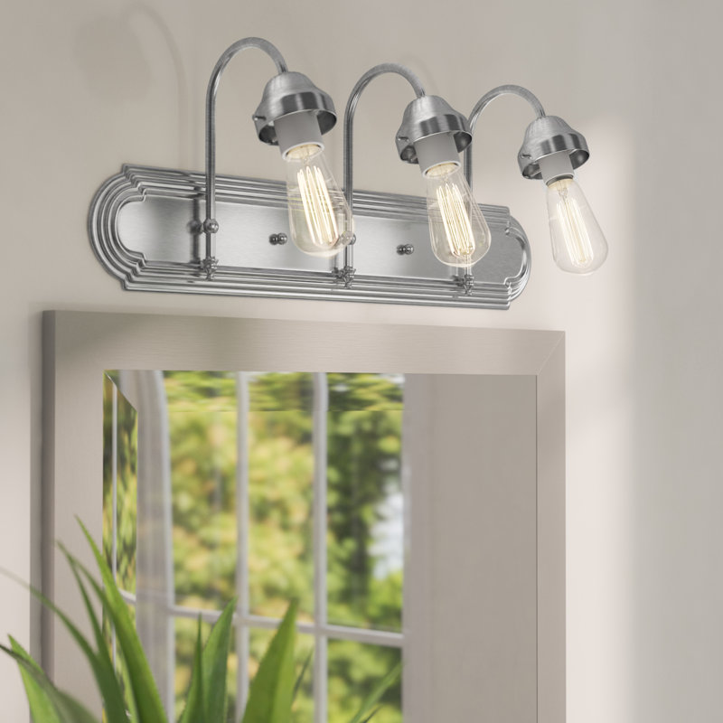 Vivanco 3 - Light Dimmable Vanity Light, Chrome