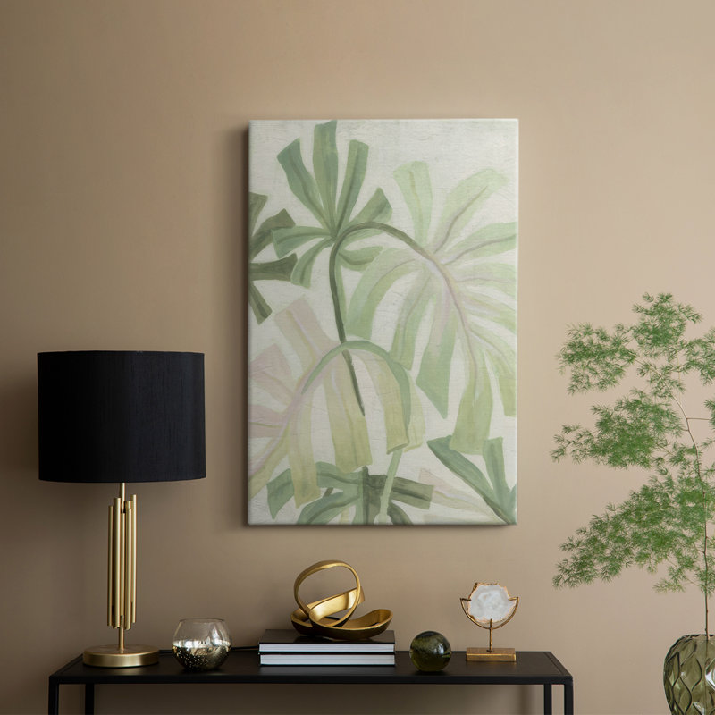 Palmes entrelacées I - galerie Cavas sur mesure, H 18 po x l 12 po