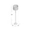 Lampe sur pied 60 po Ines