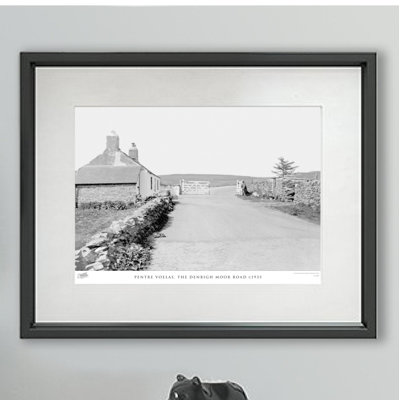 Pentre Voelas, The Denbigh Moor Road C1935 by Francis Frith - Single Picture Frame Print