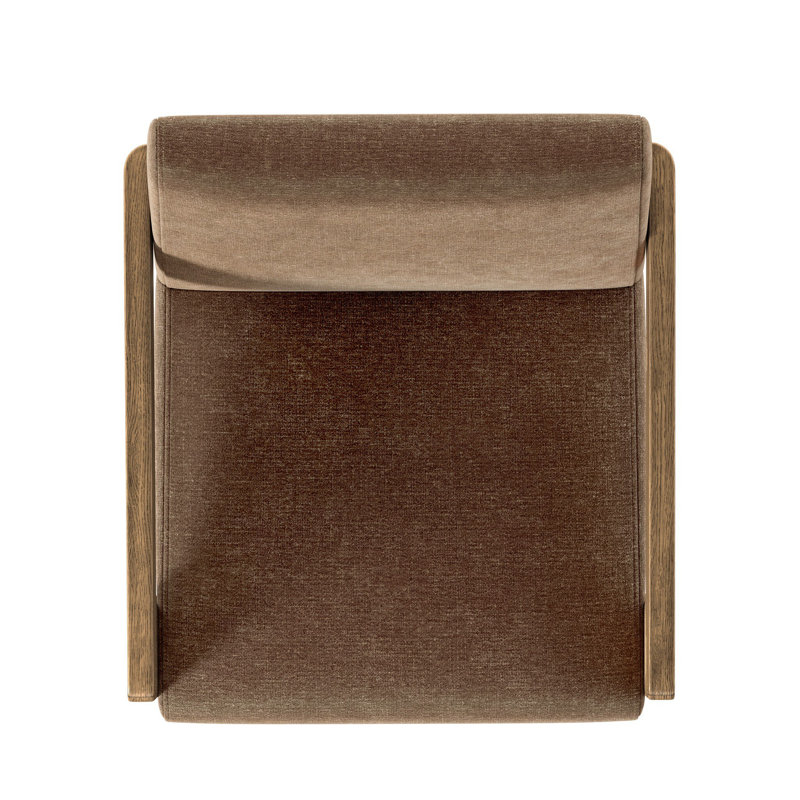 Roxy Upholstered Arm Chair, Smoked Grey, Somerton Ash