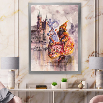 " Lajkonik One Of The Symbols Of The Cracow " Painting Print