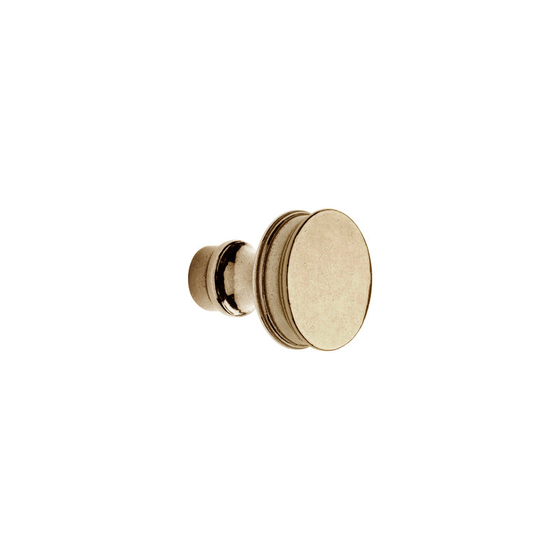 Carriage Bronze Round Knob, Silicon Bronze Brushed