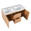 Meuble-lavabo de 47,2 po avec deux lavabos en résine SMC, 2 portes et 2 tiroirs-330328728