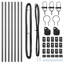 Vidaxl Fence Posts 7 Pcs Diameter32 Mm Galvanised Steel-2099660741-2099660762
