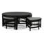 Raffles Rattan Cocktail Table with Benches-71441852-71441908