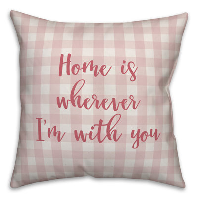  Coussin "Home is Partout"