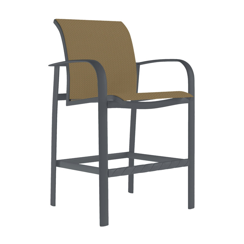 Laguna Outdoor Bar Stool, Rincon, Graphite
