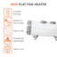 Warmlite WL44004 Portable Flat Fan Heater with 2 Heat Settings and Overheat Protection, 2000W, White