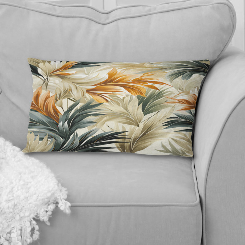 Floral Throw Pillow