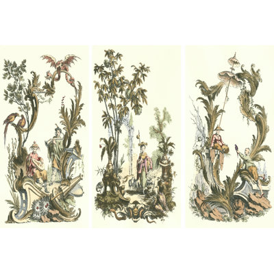 Mini Oriental Garden - Wrapped Canvas Print