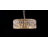 Modern Crystal Drum Chandelier, 6-light Pendant Lighting Fixture With Metal Frame For Living Room, Dining Room, And Bedroom -525324014