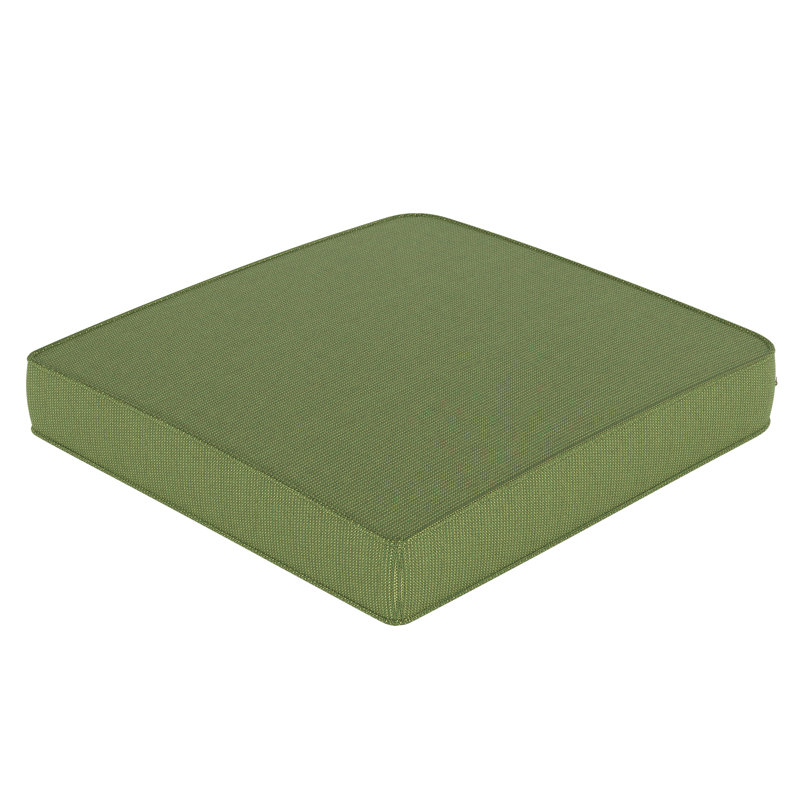 Outdoor Sunbrella® Seat Cushion, Spectrum Cilantro Sunbrella® Plainweave