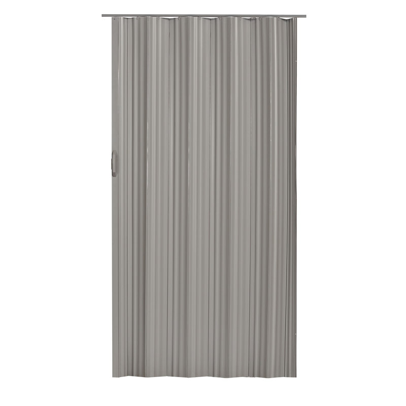 Porte pliante en vinyle Spectrum Dunes, Gris, 36 po x 80 po