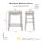 Ferda Solid Wood 24" Counter Stool-1031994766